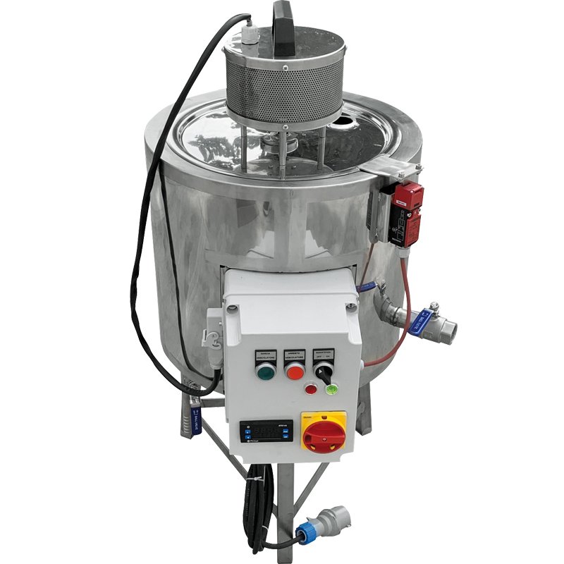 Mini pasteurizador y cuba de cuajar eléctrica para leche, yogur y queso de 25 litros