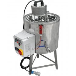 Mini pasteurizador y cuba de cuajar eléctrica para leche, yogur y queso de 25 litros