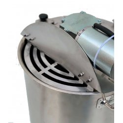 Marmita de cocción con mezclador Practic CPNT. Modelos de 17 a 50 litros
