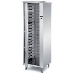 Armario de fermentación directa con cristal y humidificación AVR7 - 20 bandejas de 40x60