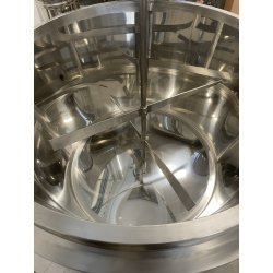 Cuba de cuajar queso a gas con válvula de seguridad, llama piloto y encendido piezoeléctrico de 91 Litros