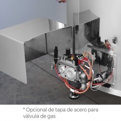 Pasteurizador de leche a gas con válvula eléctrica y sonda de temperatura de 470 Litros