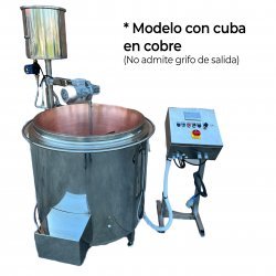 Cuba de cuajar queso eléctrico con registrador HACCP de 142 Litros