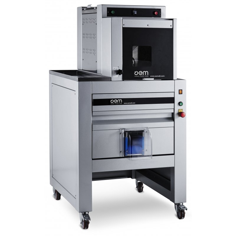 Porcionadora-boleadora de pizzería OEM modelo BM2AS para bolas de pizza hasta 300 Gr.