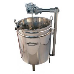Cocedor a gas con mezclador de 200 Litros. Temperatura controlada por termostato y doble pared con aceite