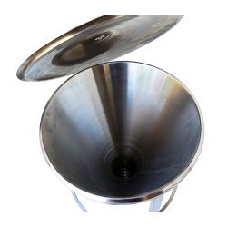 Dosificador manual de 25 litros en acero inoxidable