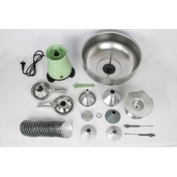 Separador de nata y leche desnatada para la elaboración de mantequilla LCFJ 130 litros/h ERR