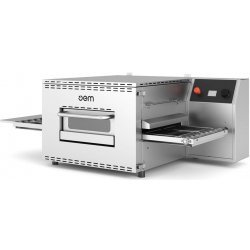 Horno de cinta para pizza OEM Tunnel ventilado TLV45 Digital cinta 45 cm