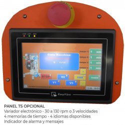 Amasadora planetaria industrial CPL16250VE 250 Lt - con variador