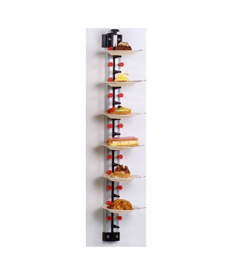 Porta platos de pared para hostelería Plate Mate de 12 platos