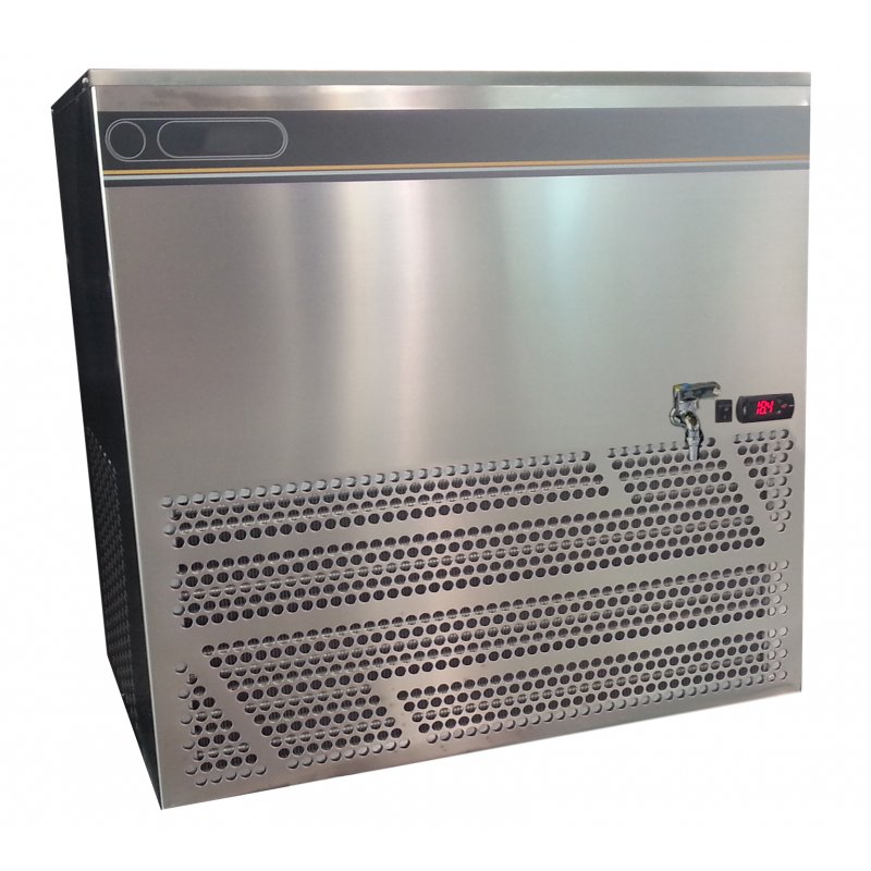 Enfriador de agua vertical con deposito SR1000 - Cuba de 1000lt y producción de 1000lt/h
