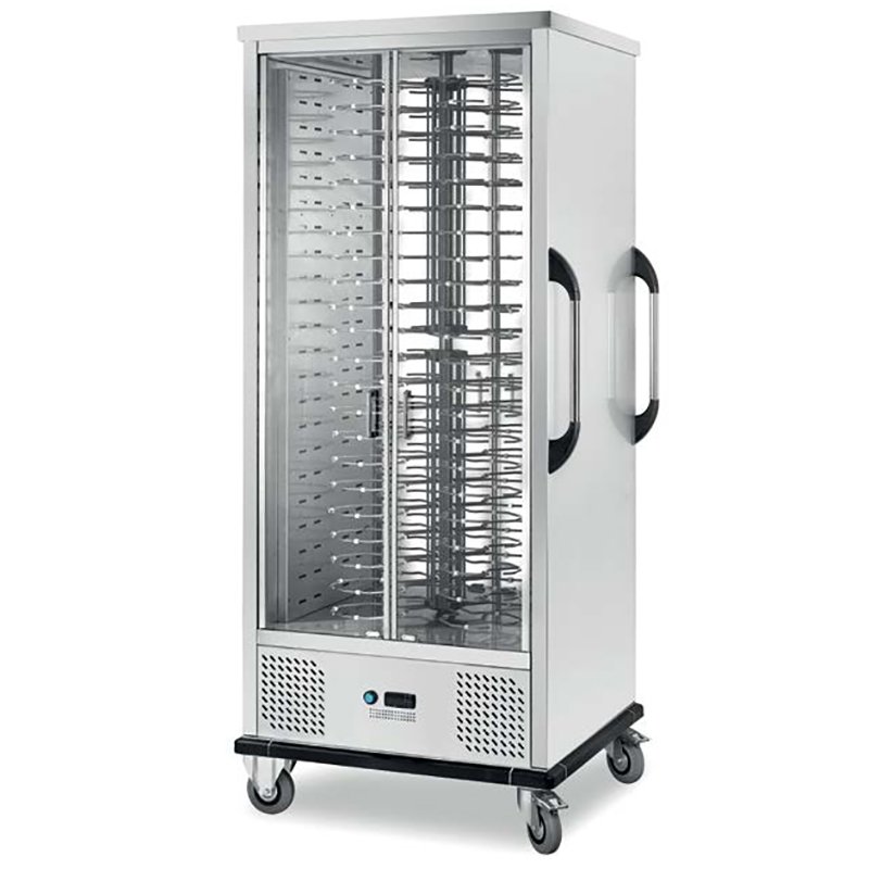 Armario portaplatos refrigerado con ruedas 346MR