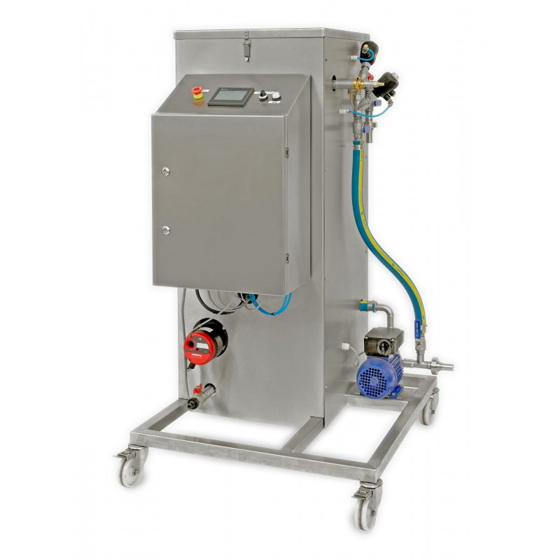 Pasteurizador de zumos de 300 litros/hora eléctrico