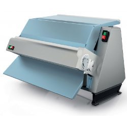 Laminadora para masas gruesas pegajosas de doble boca IMPZ30. Rodillo 300 mm de resina - Grosor de carga 30mm