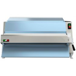 Laminadora para masas gruesas pegajosas de doble boca IMPZ60. Rodillo 600 mm de resina - Grosor de carga 30mm