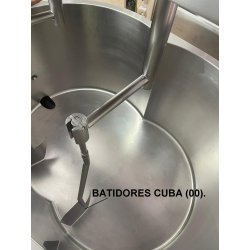Cubas de cuajar con cuba doble cero a vapor de 1.500 litros