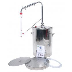 Extractor destilador de aceites esenciales profesional para plantas, hierbas y flores de 65 lt.