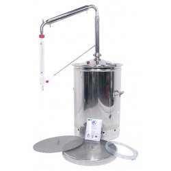 Extractor destilador de aceites esenciales profesional para plantas, hierbas y flores de 125 lt.