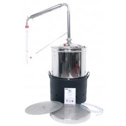 Extractor destilador de aceites esenciales profesional para plantas, hierbas y flores de 125 lt.  con camisa caliente