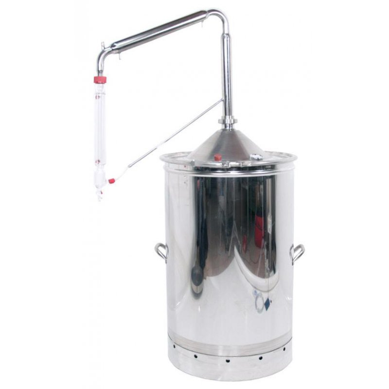 Extractor destilador de aceites esenciales profesional para plantas, hierbas y flores de 250 lt.
