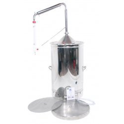 Extractor destilador de aceites esenciales profesional para plantas, hierbas y flores de 250 lt.