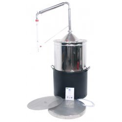 Extractor destilador de aceites esenciales profesional para plantas, hierbas y flores de 250 lt.  con camisa caliente