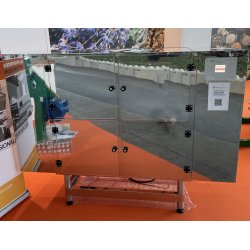 Deshidratador industrial BioMast Base Twin Wifi de 40 bandejas 70X50 de doble flujo y pantalla táctil programable