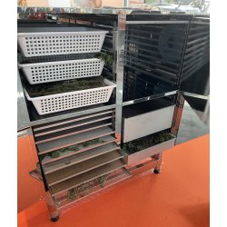 Deshidratador industrial BioMast Base Twin Wifi de 40 bandejas 70X50 de doble flujo y pantalla táctil programable