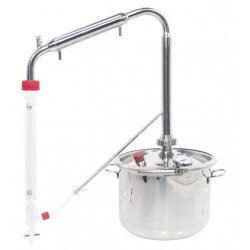 Extractor destilador de aceites esenciales para plantas, hierbas y flores de 12 lt. PLUS