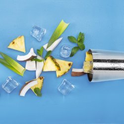 Fabricadora de hielo Brema CB 425 refrigerado por AGUA - Producción diaria 48kg de 42g