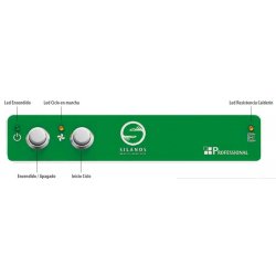 Lavavasos Silanos E-35 Serie PS ECO industrial - Cesta de 350x350