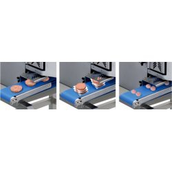 Maquina para hamburguesas y albóndigas automática Minerva C/E HF