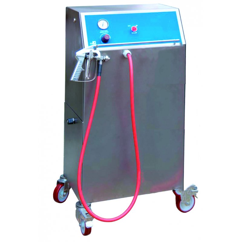 Rociadora profesional de gelatina Junior con 1 rociador caliente. Producción continua.