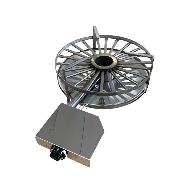 Quemador paellero a gas en acero inox con soporte. Diámetro 74cm. Potencia 34Kw