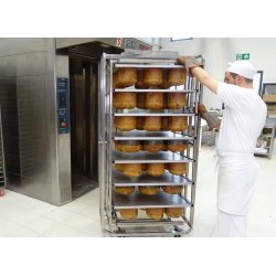 Carros giratorios especiales para Panettone de acero inoxidable para horno