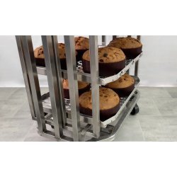 Bandeja para Panettone y Colomba de 80x65 para horno rotor profesional