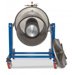 Prensa hidráulica por presion de agua Inox 80 Lt con basculación