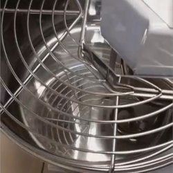 Amasadora de espiral monofásica para masas de alta hidratación con cuba fija GRE40. Capacidad 30KG y 13 velocidades