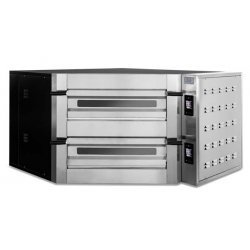 Horno para pizza de esquina de 7+7 pizzas de 36cm al 50% Dto. DeLuxe2