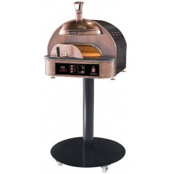 Horno eléctrico de cobre para 1 pizza de 33 Ø. Compacto pequeña producción y celiacos.