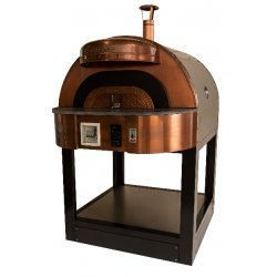 Horno eléctrico para pizza Napolitana de cobre para 4  de 33 Ø. Aprobados por la Vera Pizza Napoletana. 4 pizzas de 33 cm.
