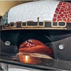 Horno estático para pizza Napolitana a leña, gas, pellets o combinado. Mosaico Italia