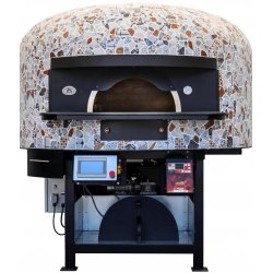 Horno estático para pizza Napolitana a leña, gas, pellets o combinado. Mosaico jaspe