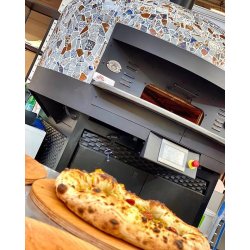 Horno estático para pizza Napolitana a leña, gas, pellets o combinado. Mosaico jaspe