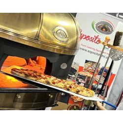Horno rotativo para pizza Napolitana a leña, gas, pellets o combinado. Laton Imperial