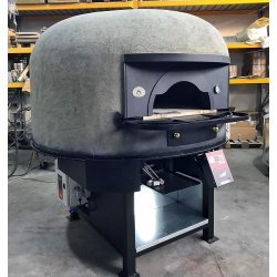 Horno estático para pizza Napolitana a leña, gas, pellets o combinado. Enfoscado color