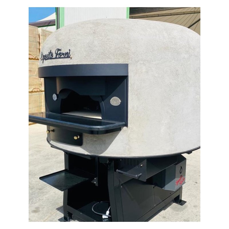 Horno estático para pizza Napolitana a leña, gas, pellets o combinado. Enfoscado color