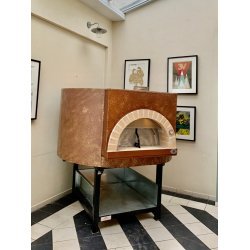 Hornos estáticos de encastre o metal para pizza Napolitana a leña, gas, pellets o combinado.
