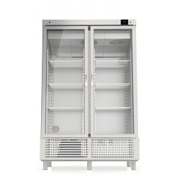 Armario de curación y secado para charcutería de 1201 litros con puerta de cristal