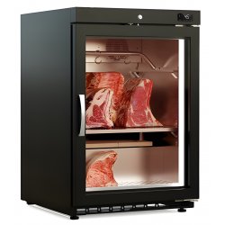 Armario expositor para maduración de carne de 1 estante y 120 Litros
